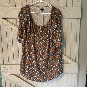 Lane Bryant Animal Print Top size 22/24